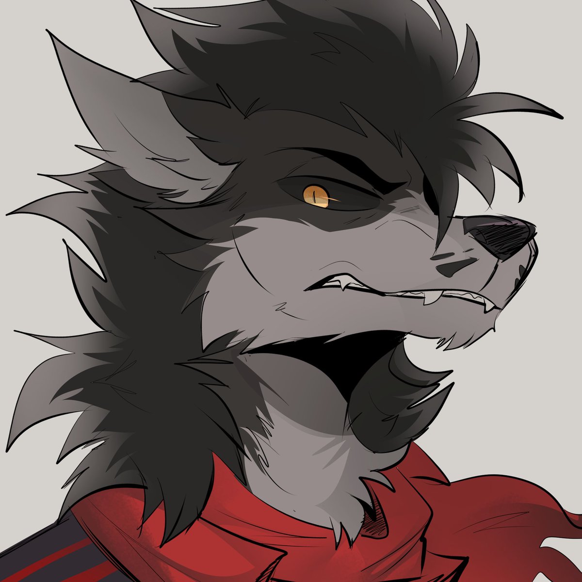 Bro didn't get his full moon cocktail today.
🎨- <a href="/shutupjen_/">⛧ 𝙹𝚎𝚗 ( Comms- CLOSED )</a>  
#WerewolfWednesday #furryartwork