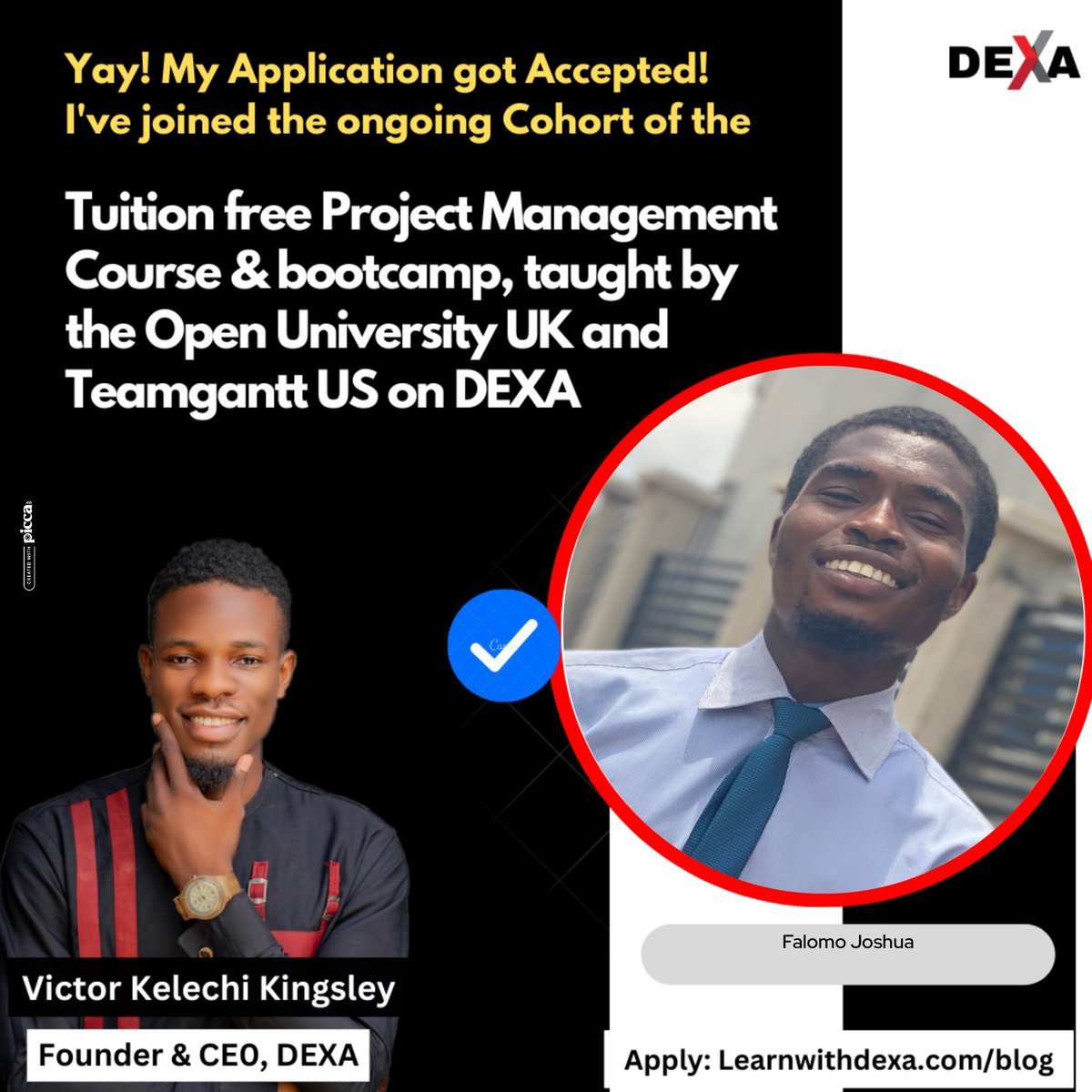 iamwizsmith's tweet photo. Bracing myself for a journey of learning &amp; growth as an emerging project manager @LearnwithDEXA_ #LearnwithDEXA @Learnwithdexa https://t.co/br3BiQPzDH