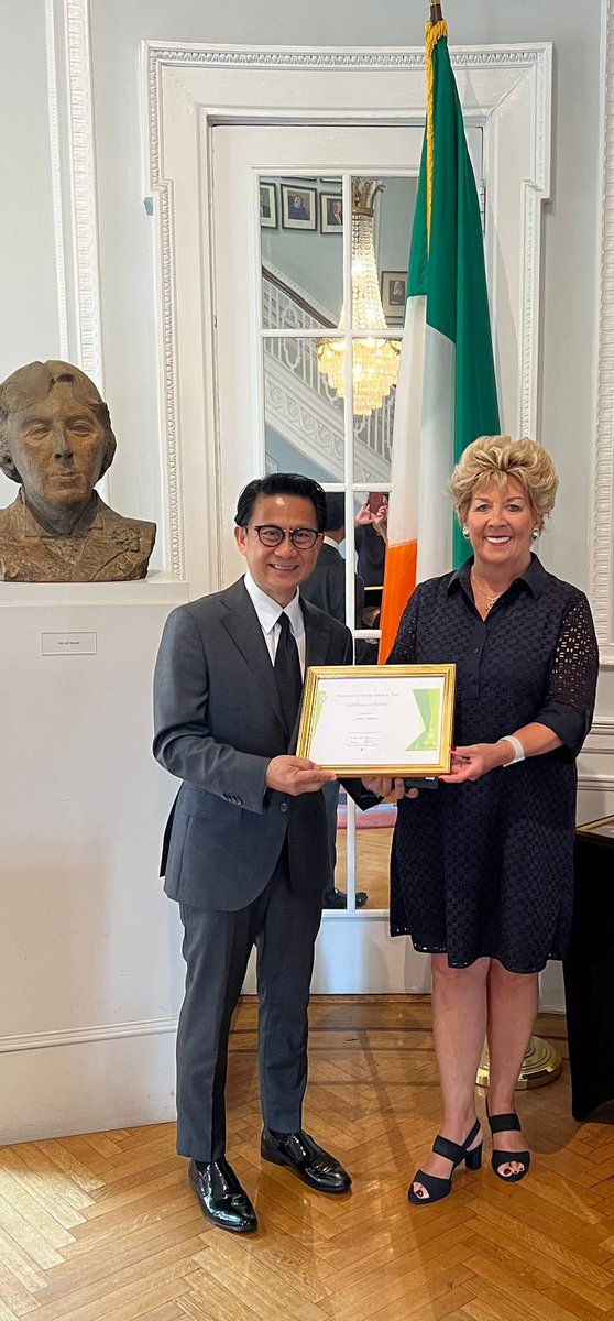 Ambassador Geraldine Byrne Nason tweet media