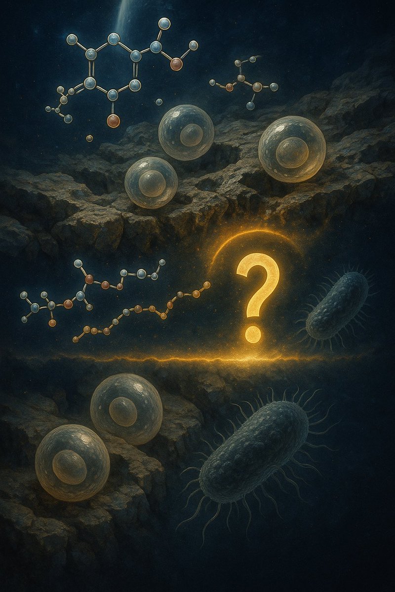 DrNassiriAfshar's tweet image. Your Thoughts: If this cosmic starter kit is common, what’s the toughest leap from molecules to microbes? Drop theories, tag pals, let’s debate! 🌠👇 #SpaceTwitter #ScienceChat