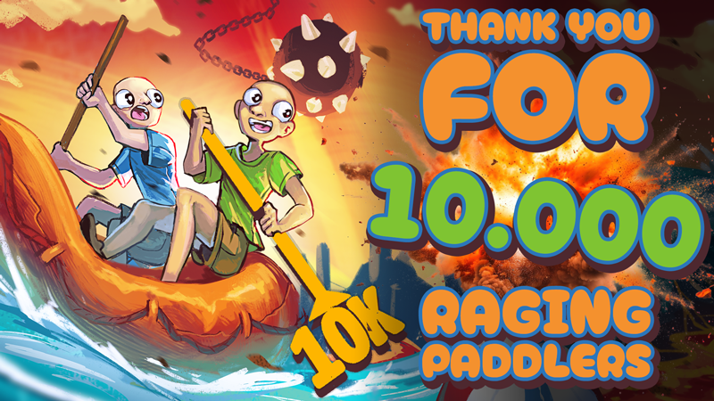 Zoroarts ๐ฆ Developing Rogue Jungle (@zoroarts) on Twitter photo ๐จ๐ฅณ10,000 units sold in 5 Days๐ฅณ๐จ
Last Friday, I launched my second commercial Indiegame "Paddle Paddle Paddle" together with <a href="/AssembleTeam/">Assemble Entertainment โข๏ธ ENDZONE 2 COMING JULY 24</a> and 10,000 amazing people already bought my Coop Paddle Ragegame ๐๐
Thats 5,000 destroyed friendships ๐ฑ๐คฏ
THANK YOU SO MUCH!!! ๐จ๐ฅณ10,000 units sold in 5 Days๐ฅณ๐จ
Last Friday, I launched my second commercial Indiegame "Paddle Paddle Paddle" together with <a href="/AssembleTeam/">Assemble Entertainment โข๏ธ ENDZONE 2 COMING JULY 24</a> and 10,000 amazing people already bought my Coop Paddle Ragegame ๐๐
Thats 5,000 destroyed friendships ๐ฑ๐คฏ
THANK YOU SO MUCH!!!