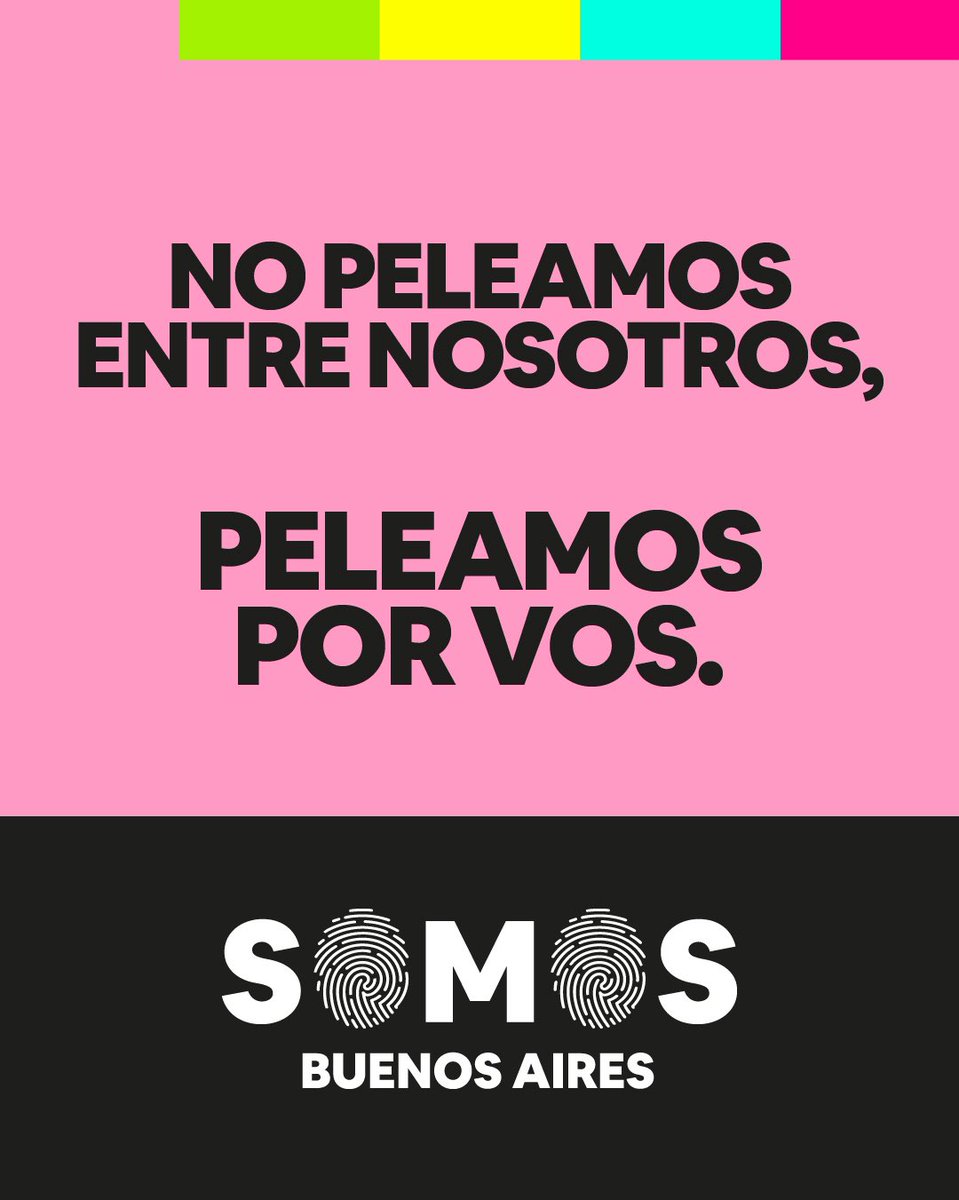 En la Provincia, ya cansan los gritos, las internas eternas, los bandos enfrentados. 

Mientras otros se pelean por el poder, nosotros nos ocupamos de gestionar y resolver.

#SomosBuenosAires