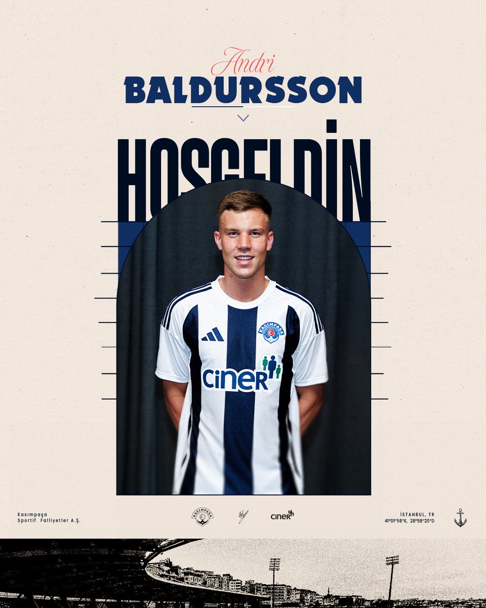 Kasımpaşamıza hoş geldin #AndriBaldursson!

#Kasımpaşa #SemtAşkı