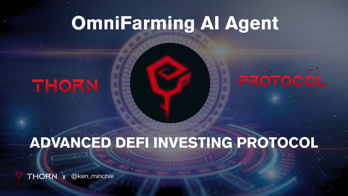 ken_minchie's tweet photo. 🧵Meet OmniFarming by @thorn_protocol — Your AI-powered gateway to smarter #DeFi farming.

1/  
Gone are the days of manually chasing yield across blockchains.  
Enter #OmniFarming — a cross-chain investment protocol powered by the #Thorn AI Agent, engineered to optimize your assets across 50+ networks. 🧠🌐

@fourth1021 @junkookie526 @AnaMarieY26