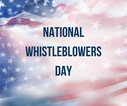 Today is National Whistleblower Day, marking the importance of whistleblowers and the need to protect them. Learn more at nationalwhistleblowerday.org