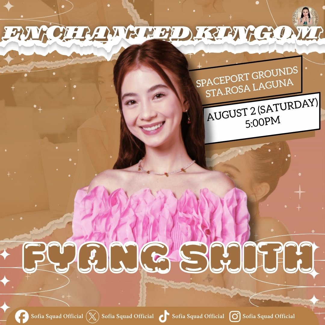 sofiasquadofc's tweet image. Enchanted Kingdom! ✨

Are you guy's excited! The cast of iWant’s romcom series #Ghosting is coming here at #EnchantedKingdom! 

Catch Queen Fyangi and the cast of Ghosting live this AUGUST 2 (Saturday), 5PM at the Spaceport Grounds ✨

Be forever enchanted only here at EK!