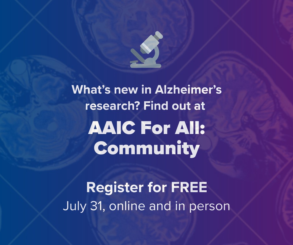 Ontario Brain Institute (@ontariobrain) on Twitter photo AAIC For All is happening tomorrow! 🧠
This free event brings the latest breakthroughs in dementia and Alzheimer’s research to a broader audience - from clinicians to community members.
Hear from world leaders in dementia science and <a href="/alzassociation/">Alzheimer's Association</a> experts as they share the AAIC For All is happening tomorrow! 🧠
This free event brings the latest breakthroughs in dementia and Alzheimer’s research to a broader audience - from clinicians to community members.
Hear from world leaders in dementia science and <a href="/alzassociation/">Alzheimer's Association</a> experts as they share the