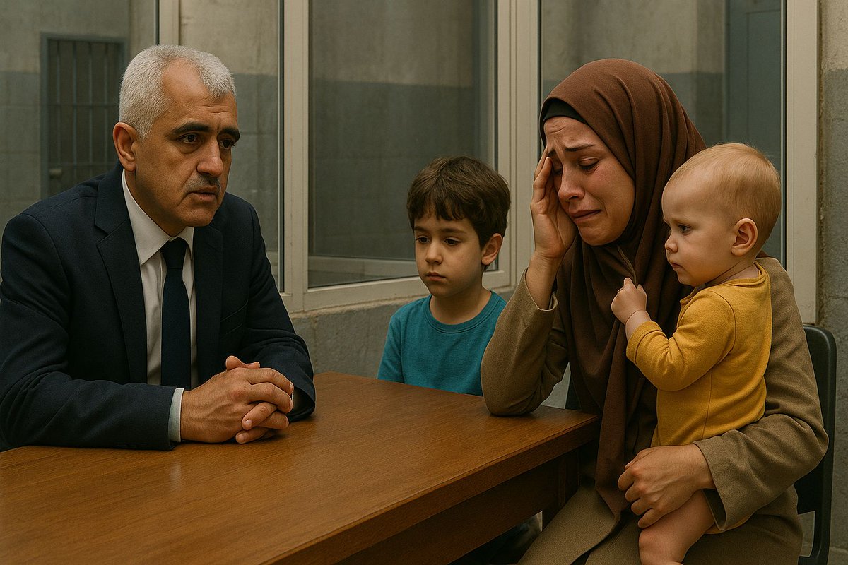 Bakırköy Kadın cezaevinde biri 4 yaşında daha konuşamayan ve bezlenen otizmli çocuk, diğeri 20 aylık bebeğin annesi Fatma Öztimur'un halini yapay zekaya sundum bana bunu çizdi. 

Kısmen benzetmiş ama çizilemeyen o kadar sıkıntılar içindeki bu anne ve çocukları
<a href="/adalet_bakanlik/">T.C. Adalet Bakanlığı</a>