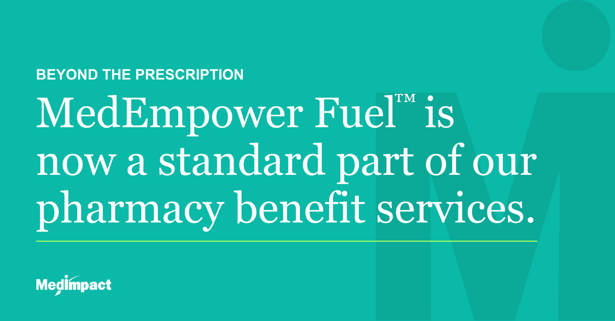 Our award-winning health and wellness app, MedEmpower Fuel™, is now a standard component of our pharmacy benefit services—available at no cost to clients and members.

Read more: okt.to/nSXTAN

#wearemedimpact #atruepartner