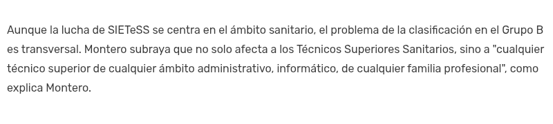 MEN.10 (@men10_sbd) on Twitter photo <a href="/ContribuciOn0/">Contribuyente</a> <a href="/julior126/">Julio</a> <a href="/PSOE/">PSOE</a> <a href="/sumar/">Sumar</a> <a href="/Pilar_Alegria/">Pilar Alegría</a> <a href="/EstherMontAriz/">Esther Monterrubio</a> <a href="/CotMagda/">Magda Cot</a> <a href="/eniubo/">Esther Niubó</a> <a href="/EnmaLopez/">Enma López</a> Paco Montero: "Los Técnicos Superiores Sanitarios seguimos en 2025 sin ser una profesión sanitaria titulada y regulada reconocida como tal" - Politican:
share.google/PSOW0ipluomByM… <a href="/ContribuciOn0/">Contribuyente</a> <a href="/julior126/">Julio</a> <a href="/PSOE/">PSOE</a> <a href="/sumar/">Sumar</a> <a href="/Pilar_Alegria/">Pilar Alegría</a> <a href="/EstherMontAriz/">Esther Monterrubio</a> <a href="/CotMagda/">Magda Cot</a> <a href="/eniubo/">Esther Niubó</a> <a href="/EnmaLopez/">Enma López</a> Paco Montero: "Los Técnicos Superiores Sanitarios seguimos en 2025 sin ser una profesión sanitaria titulada y regulada reconocida como tal" - Politican:
share.google/PSOW0ipluomByM…