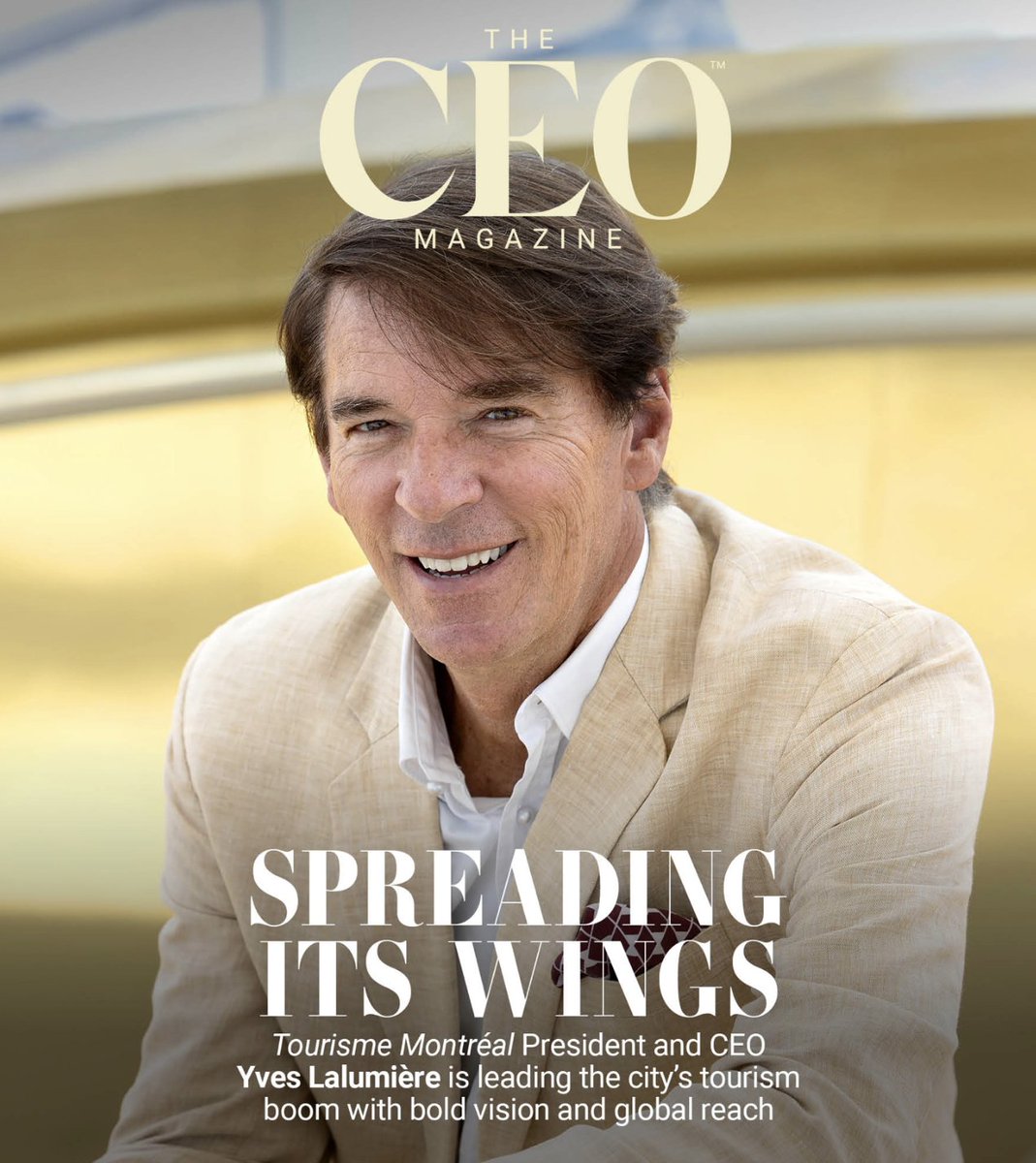 Business and Sports Events Montréal (@meetmontreal) on Twitter photo “It’s Montréalers that make Montréal the destination it is, so we want to take care of them.”
Check out Yves Lalumière (Tourisme Montréal President) in <a href="/CEOMagazineGL/">The CEO Magazine</a>!
╰┈➤ theceomagazine.com/business/execu…
#montreal #ceo #tourism #travel #sustainability “It’s Montréalers that make Montréal the destination it is, so we want to take care of them.”
Check out Yves Lalumière (Tourisme Montréal President) in <a href="/CEOMagazineGL/">The CEO Magazine</a>!
╰┈➤ theceomagazine.com/business/execu…
#montreal #ceo #tourism #travel #sustainability