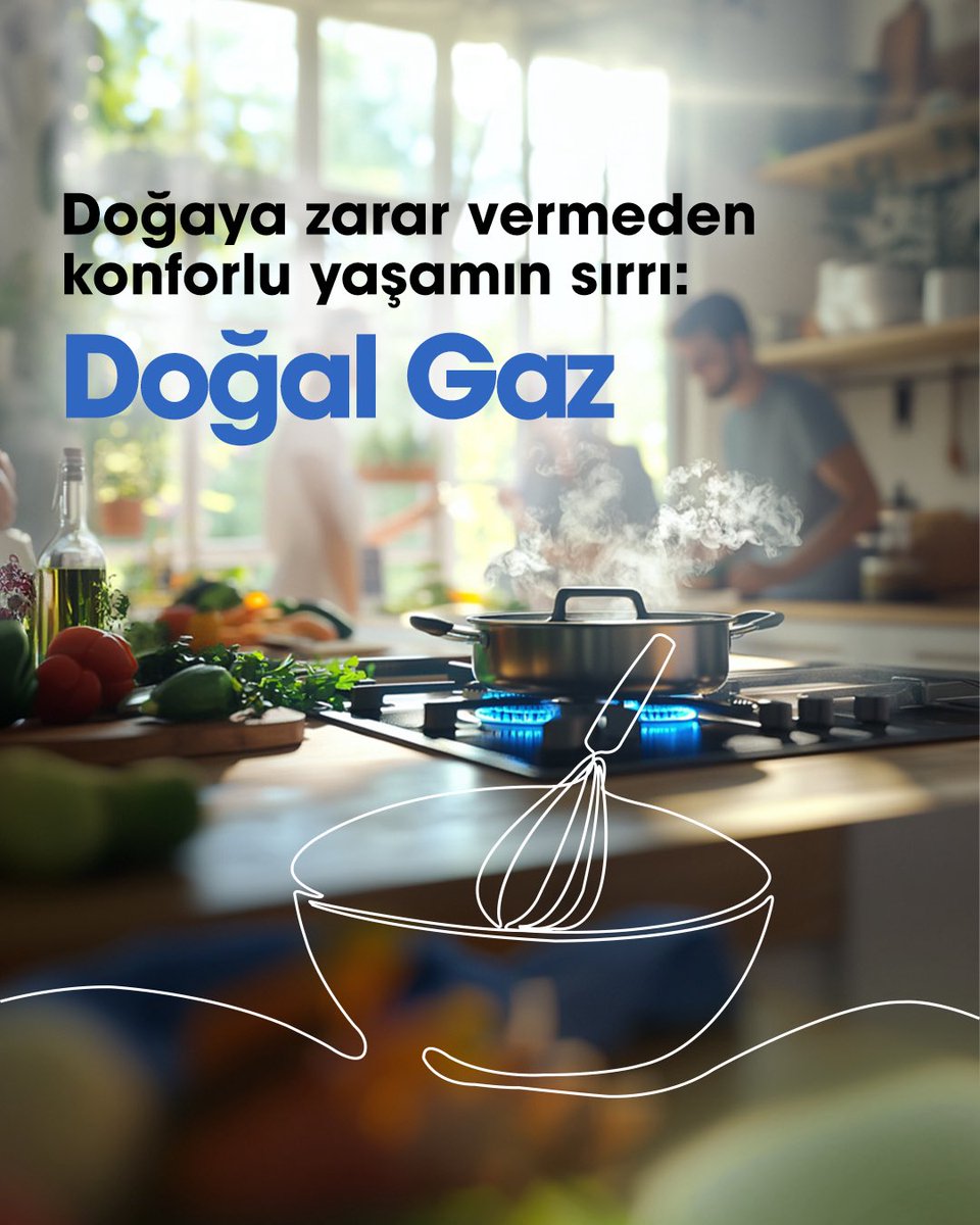Doğaya zarar vermeden konforlu yaşamın sırrı doğal gazda!
Yandığında kül ve çöp bırakmaz, diğer yakıt türlerine göre çok daha temizdir. 💚