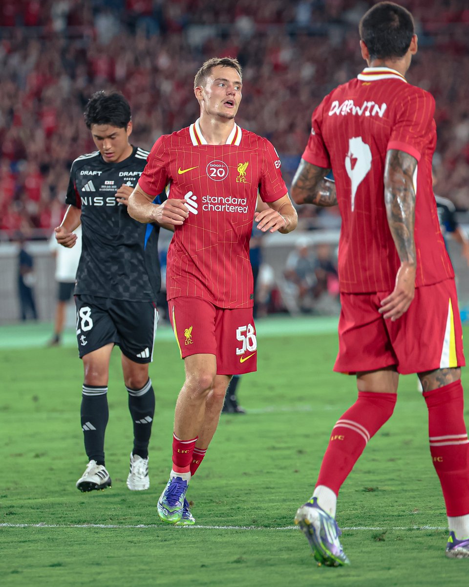 Florian Wirtz was on the scoresheet for Liverpool against Yokohama F. Marinos earlier today ⚽