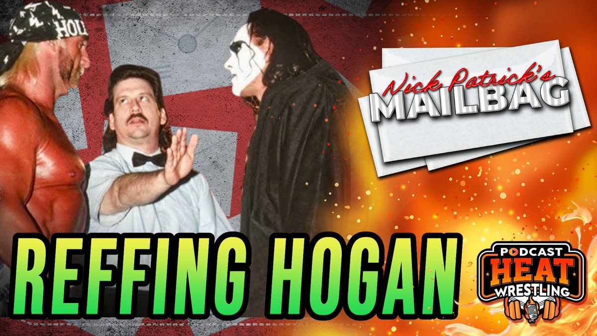 ‼️LIVE TODAY 4PM ET‼️  

He was nWo's heel referee, and was at the center of the infamous 'Fast Count' controversy at Starrcade ‘97. 

Nick Patrick is LIVE sharing stories and what it was like working with the biggest name in wrestling history, Hulk Hogan!