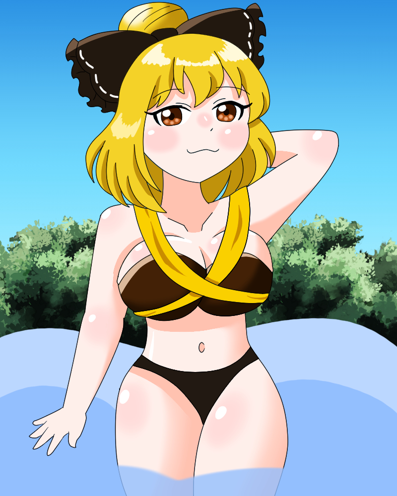 #南向絵蜘蛛 
水着ヤマメ