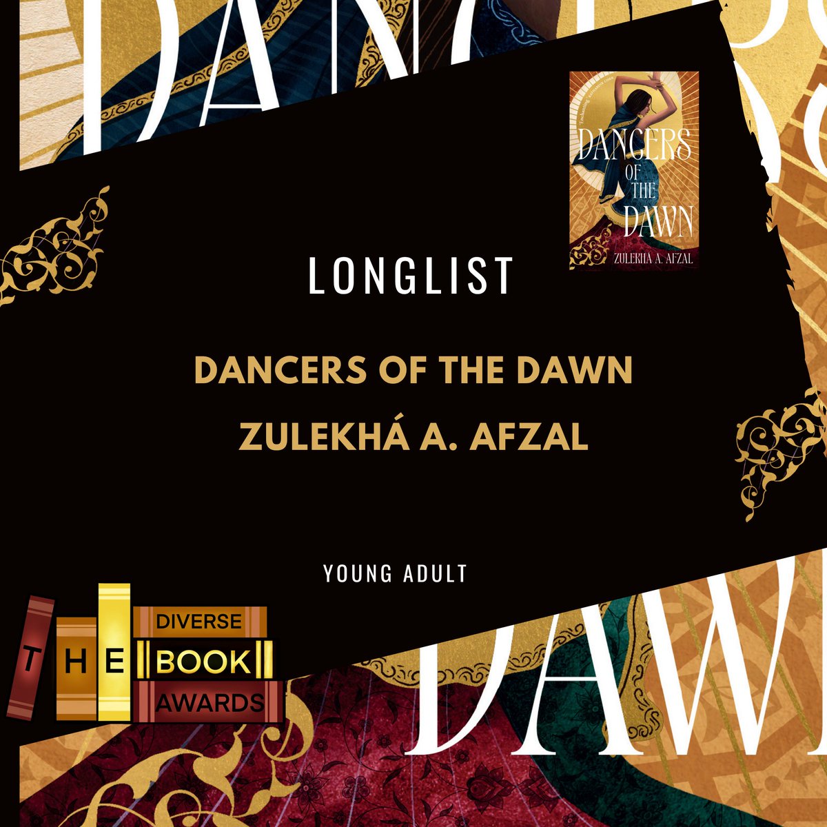 Rock the Boat π (@rocktheboatnews) on Twitter photo We're delighted to share that Dancers of the Dawn has been longlisted for the YA category of The Diverse Book Awards! <a href="/The_DBAwards/">The Diverse Book Awards</a> ππ
Huge congratulations to <a href="/ZulekhaA_Afzal/">ZulekhΓ‘ A. Afzal</a>!! β¨β¨ We're delighted to share that Dancers of the Dawn has been longlisted for the YA category of The Diverse Book Awards! <a href="/The_DBAwards/">The Diverse Book Awards</a> ππ
Huge congratulations to <a href="/ZulekhaA_Afzal/">ZulekhΓ‘ A. Afzal</a>!! β¨β¨