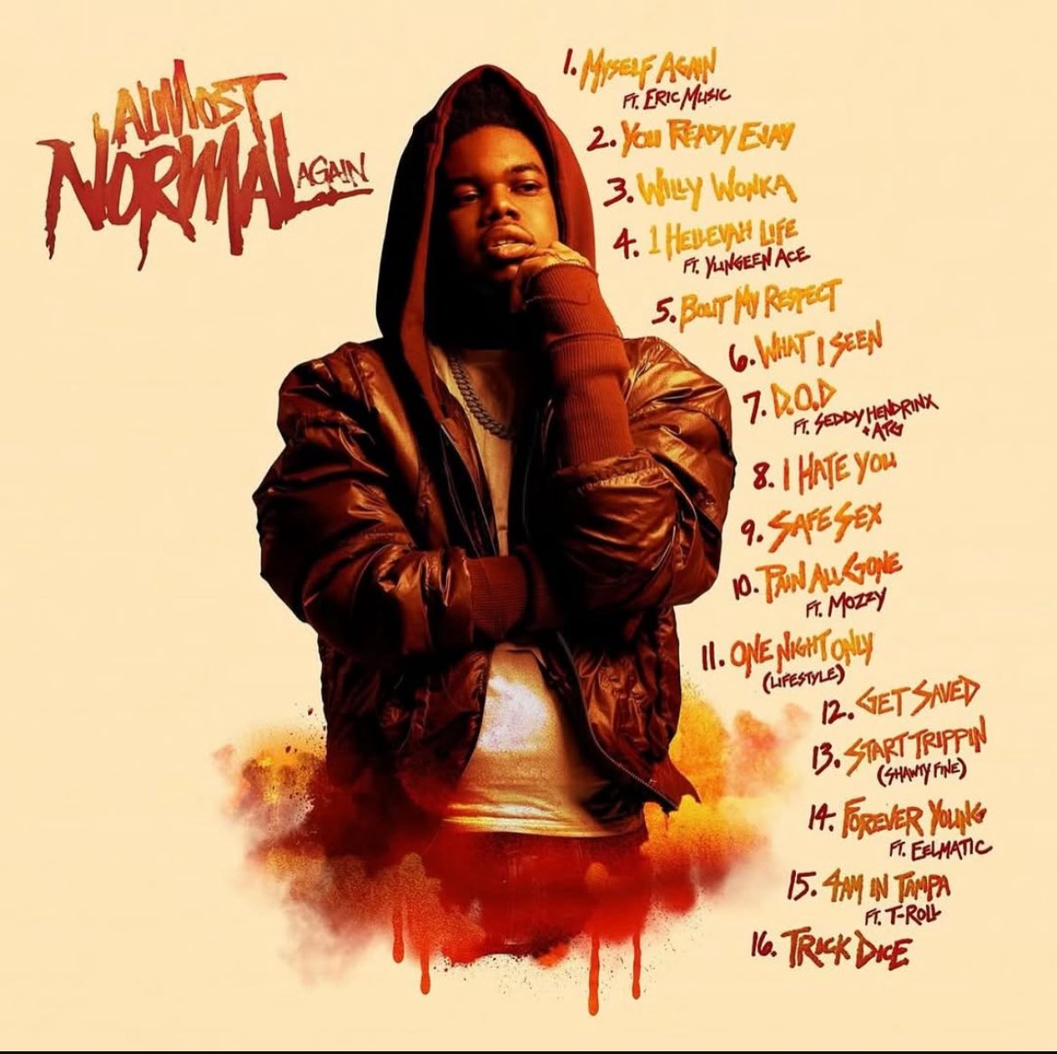 Officially “Almost normal again” Tracklist! dropping this friday🔥❤️‍🩹