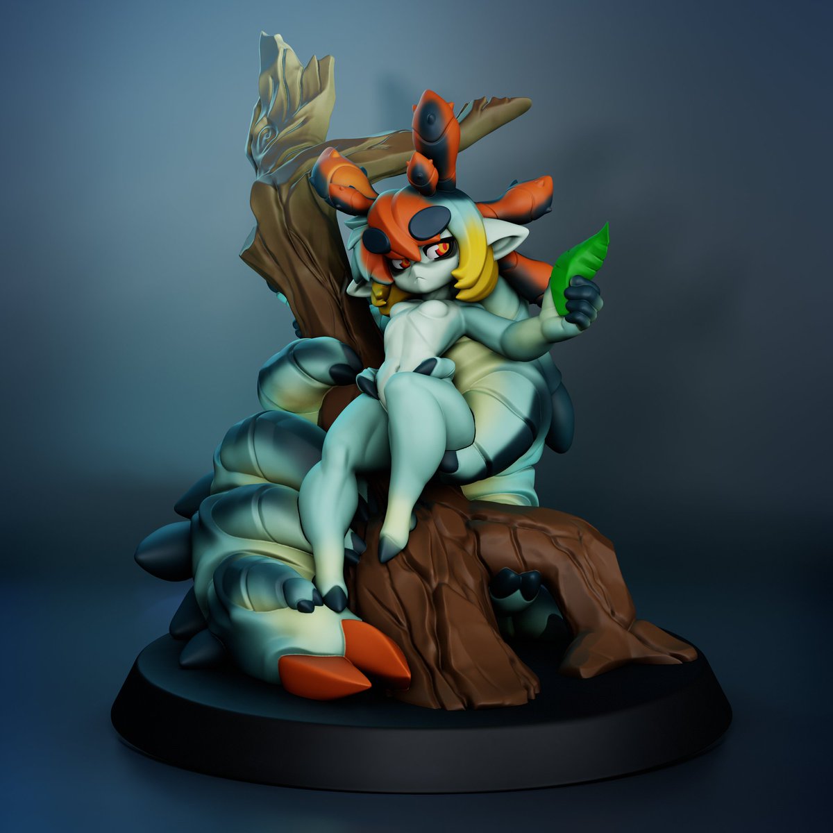 Got a model coming next month! Thank you <a href="/dw8_rinkae/">DW-8</a> for letting me work on their character!

Also, thank you everybody for 4k followers! Gonna be getting a celebration  package of a bunch of my older models to ya'll for free!