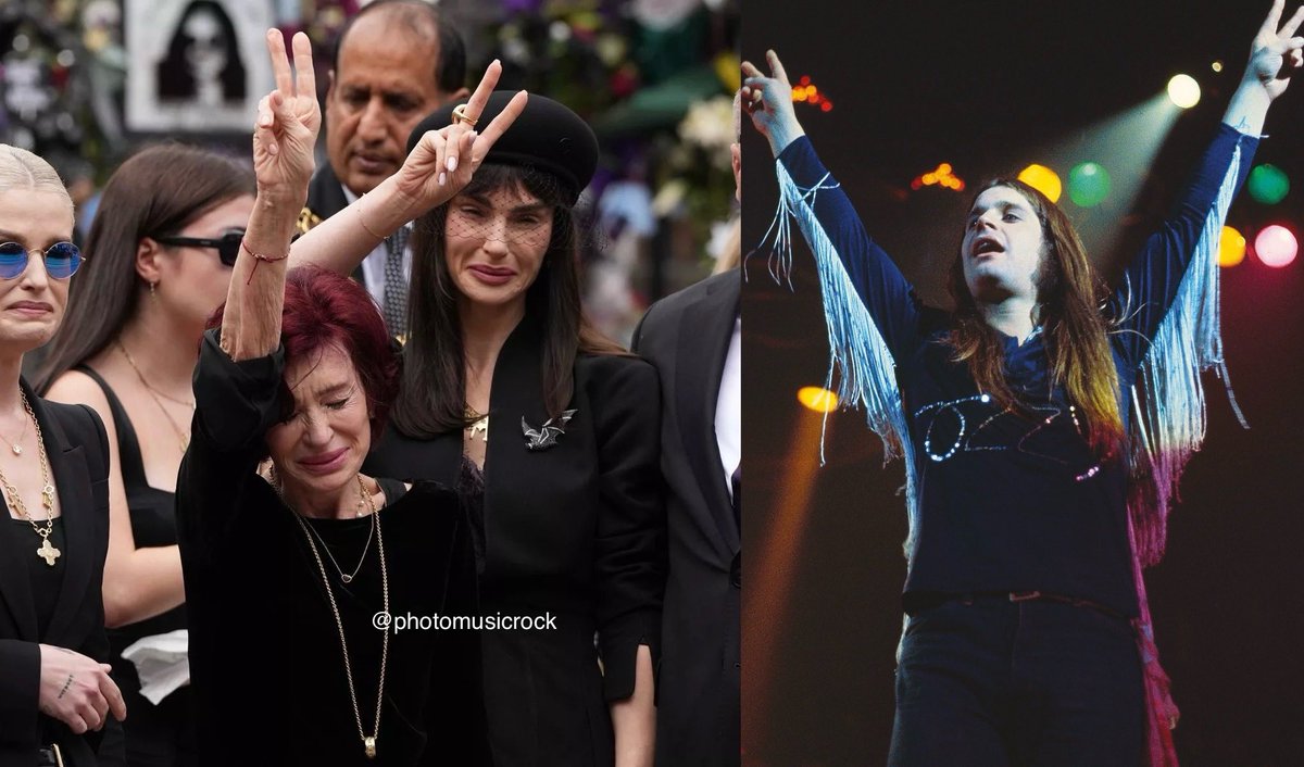 Sharon Osbourne 'hidden tribute' to late Ozzy Osbourne at Ozzy's funeral.