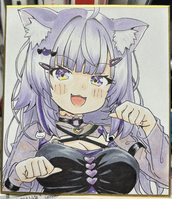 おかゆ色紙できた
夏コミに持っていくよ 