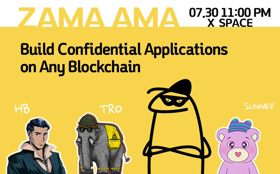 We successfully wrapped up our #ZAMA Space!
It was a valuable session where we shared thoughts on the overall vision of the project, explored the Creator Program, imagined collaborations with other Web3 projects, and discussed ZAMA’s unique strengths that can be applied to