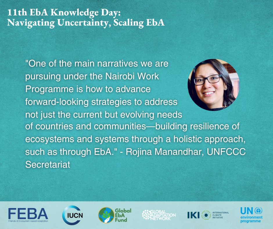 FriendsofEbA's tweet image. 🌿 #EbAKnowledgeDay

Scaling up #EcosystemBasedAdaptation means planning for future risks and communicating its value across society. Holistic strategies only work if people—from leaders to communities—believe in them. Awareness + action = resilience.

🔗 shorturl.at/k86i6