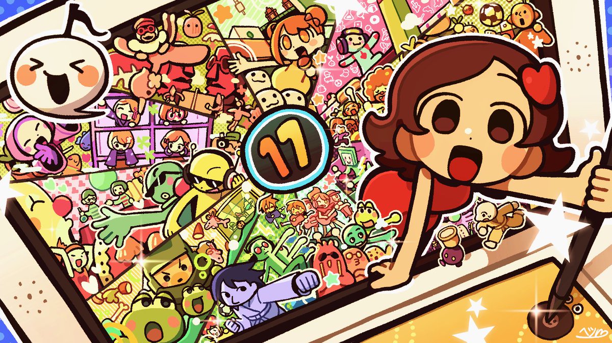 #リズム天国
#rhythmheaven
17周年おめでとう！
大好き!！