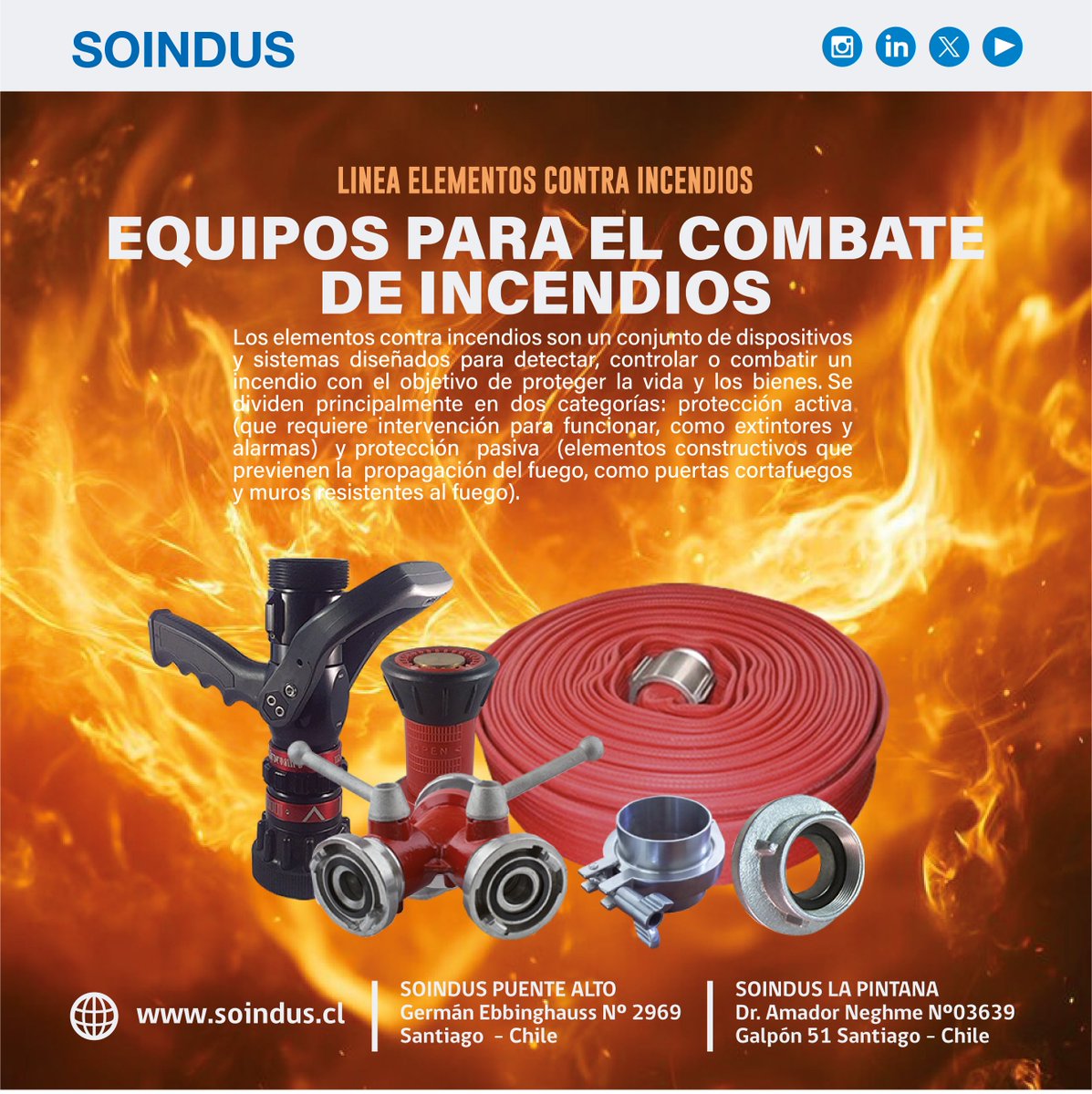 Un saludo especial a todas las compañías de bomberos de Chile que, con responsabilidad y entrega desinteresada, responden a cada emergencia para brindar su invaluable ayuda a la comunidad. ¡Feliz Día del Bombero!