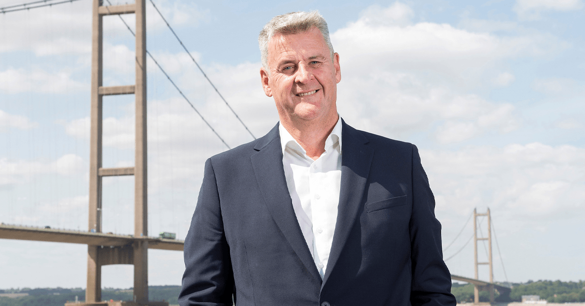CI_Mag's tweet photo. Finbarr Dowling is the new Chair of @HumberFreeport, calling the Humber “a great place to invest.” #HumberFreeport #FinbarrDowling #HumberGrowth #UKFreeports
https://t.co/1Gh7VLnMrX https://t.co/4m3YX3mUcu