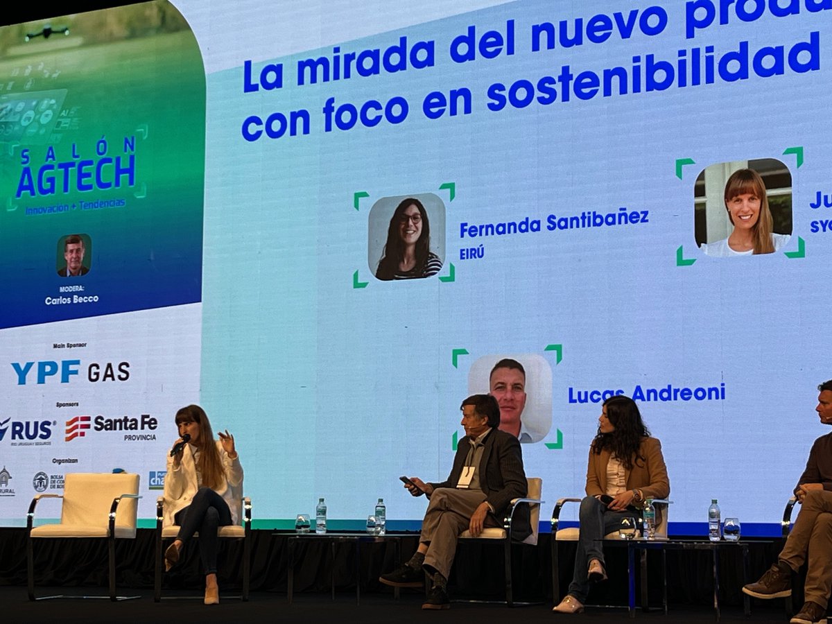 Muy buenas conversaciones se dieron en el Panel Sostenibilidad en el Agro en la Expo Rural 2025.

😃Felices de estar dando grandes pasos para aprovechar el poder de las proteínas para la nueva generación de biológicos para proteger los cultivos de manera sustentable y efectiva.