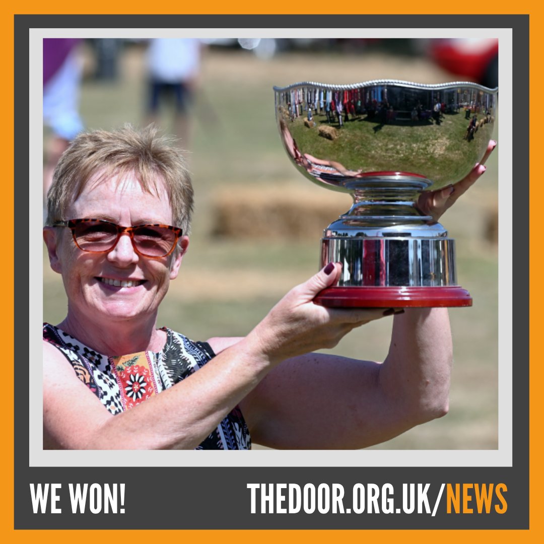 “I am absolutely delighted that The Door has been chosen as the recipient of the Edna Powell Cup for 2025. This is truly meaningful, for the families we work with every day." - Victoria Robson CEO, The Door.  Read More: thedoor.org.uk/2025/07/17/the… 
Photo Simon Pizzey, Newsquest