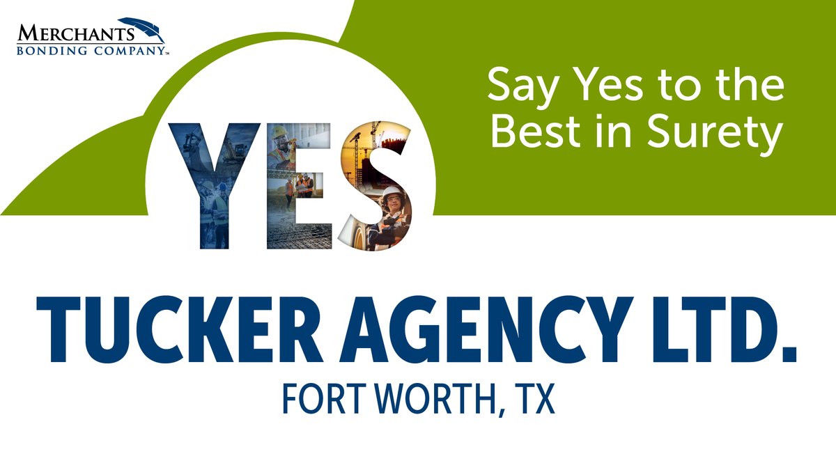 Don’t take chances with your surety needs. Partner with the best—Tucker Agency, a Merchants Surety Elite partner.
ow.ly/BxBv50Wucis