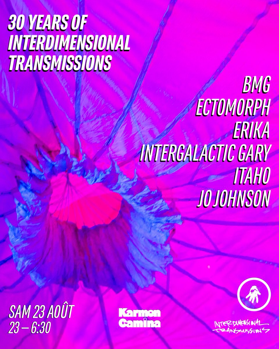 The parachutes are coming to Strasbourg! 30 Years of Interdimensional Transmissions Tour comes to Karmen Camina. ra.co/events/2212812