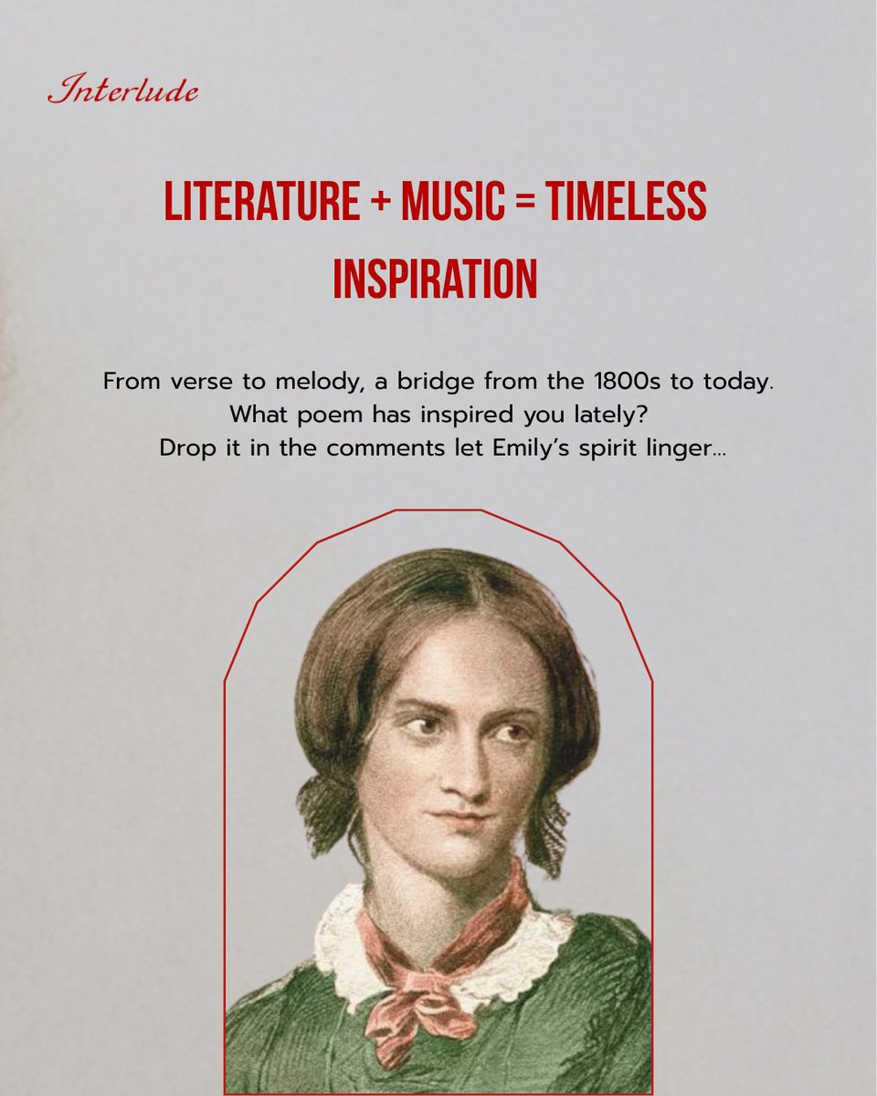 interludeHK's tweet image. John Joubert gave voice to Emily Brontë’s poetry.
Stormy emotions now echo through music.
Read more: tinyurl.com/4zs3cy4x
#EmilyBrontë #JohnJoubert #PoetryInMusic #WutheringHeights