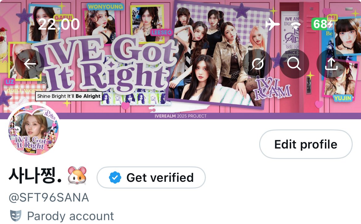 SFT04WONYOUNG's tweet photo. @IVEREALM Congratulations on your incredible comeback! Sending all the positive vibes and best wishes for a chart-topping success with your latest release. 🌟
#IVEIsRight
#DIVEとIVEはいつも大丈夫 https://t.co/cgLSpQbu0T