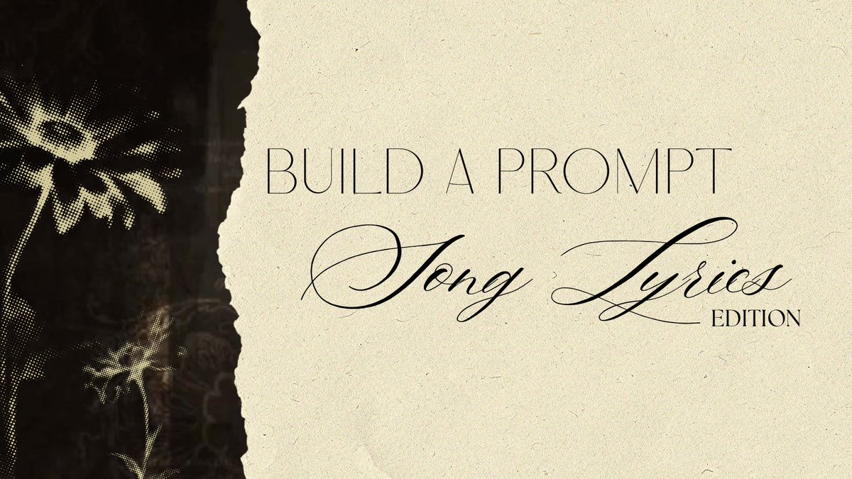 BUILD A PROMPT!

Reply with a number between 1-50, and we will give you a song lyric to get inspired with ideas for a prompt🤎✨️

You can quote with your prompts or post them here : ao3.org/collections/vk…