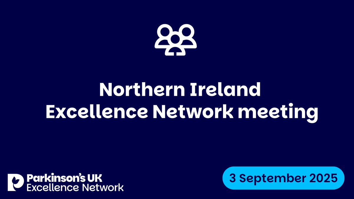 Parkinson's UK Northern Ireland (@parkinsonsuk_ni) on Twitter photo Are you a health and social care professional in Northern Ireland interested in Parkinson's. We are excited to announce our <a href="/ParkinsonsEN/">Parkinson's UK Excellence Network</a> Network meeting. At the Rabbit hotel Templepatrick. Places are limited so reserve now! parkinsons.org.uk/professionals/… Are you a health and social care professional in Northern Ireland interested in Parkinson's. We are excited to announce our <a href="/ParkinsonsEN/">Parkinson's UK Excellence Network</a> Network meeting. At the Rabbit hotel Templepatrick. Places are limited so reserve now! parkinsons.org.uk/professionals/…