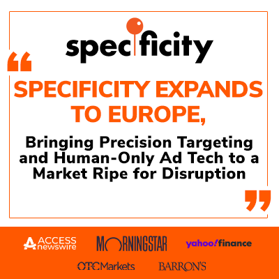 put_thru's tweet photo. Our parent company, Specificity, just expanded to Europe—bringing human-only, GDPR-compliant ad tech to a market starving for better performance and less BS.

Read the full announcement → https://t.co/9g5VguEflD https://t.co/dVpPvp4ml7