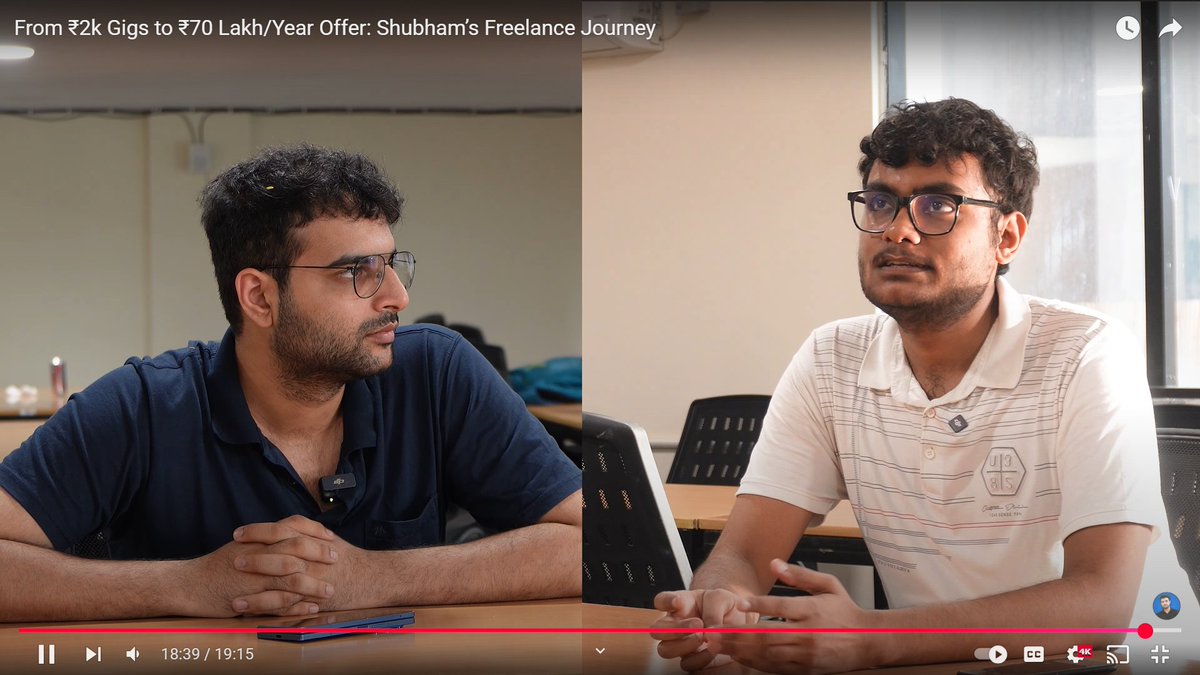 I'm excited after watching <a href="/kirat_tw/">Harkirat Singh</a>'s video. I'll complete Web3 Week 7 today on <a href="/100xDevs/">100xDevs</a>. Congrats, <a href="/shubh_exists/">Shubh</a>!