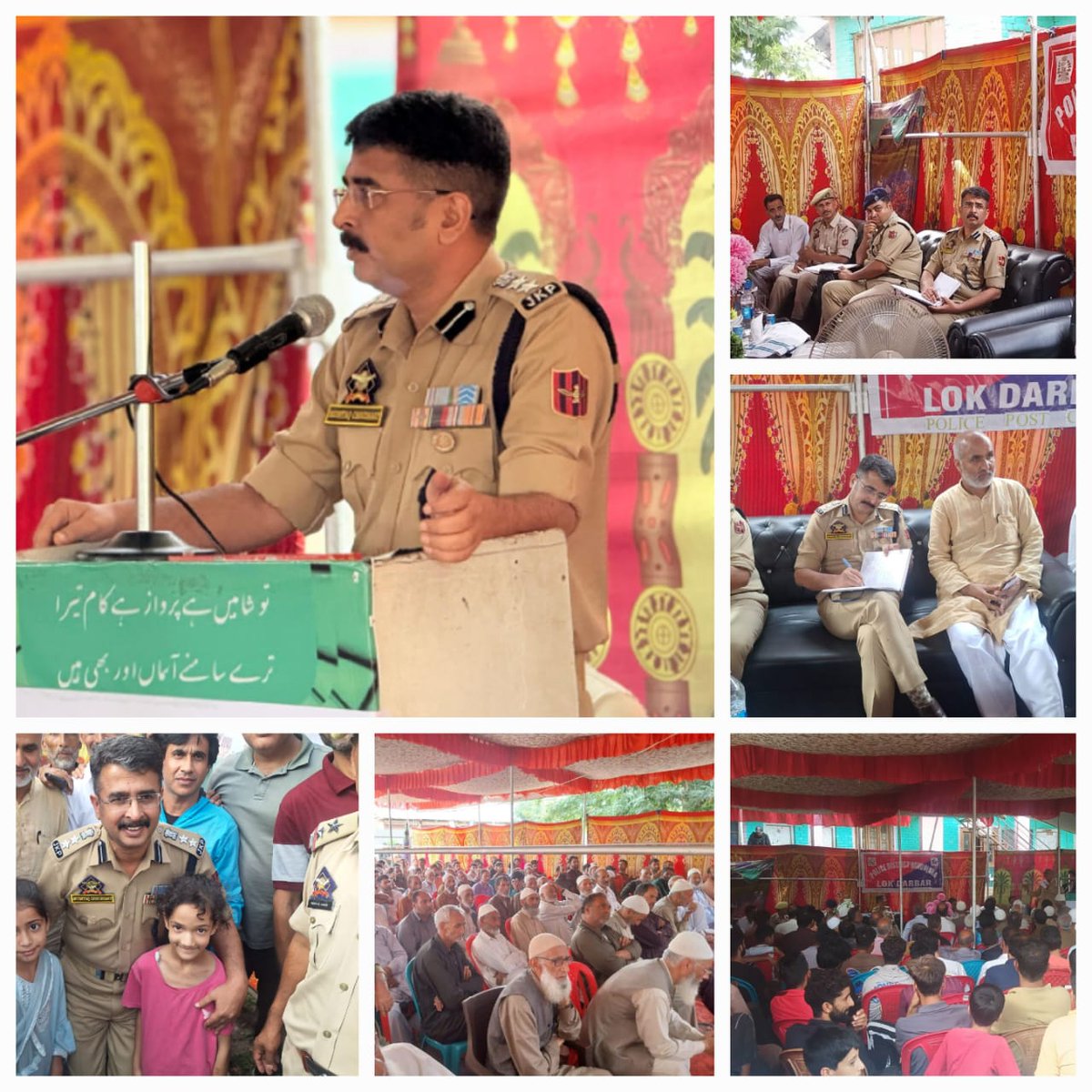 DISTRICT POLICE HANDWARA (@handwarap) on Twitter photo #HandwaraPolice holds Lok Darbar at Wahipora SSP Handwara Shri Mushtaq Ahmed Chowdhury chaired a Lok Darbar at Haji Behram School. Locals raised issues like drugs & road safety. SSP assured redressal. Public appreciated the outreach.
<a href="/JmuKmrPolice/">J&K Police</a>
<a href="/KashmirPolice/">Kashmir Zone Police</a>
<a href="/DIGBaramulla/">DIG of Police NKR Baramulla</a> #HandwaraPolice holds Lok Darbar at Wahipora SSP Handwara Shri Mushtaq Ahmed Chowdhury chaired a Lok Darbar at Haji Behram School. Locals raised issues like drugs & road safety. SSP assured redressal. Public appreciated the outreach.
<a href="/JmuKmrPolice/">J&K Police</a>
<a href="/KashmirPolice/">Kashmir Zone Police</a>
<a href="/DIGBaramulla/">DIG of Police NKR Baramulla</a>