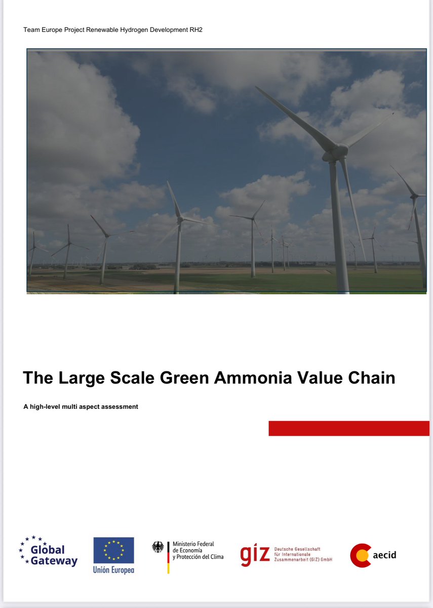 📌Recommended reading
📊New study: The Large Scale Green Ammonia Value Chain.

fichtner-hydrogen.com/h2-insights/re…

<a href="/DiiDesertEnergy/">Dii Desert Energy</a> <a href="/pvson/">Paul van Son</a> #greenammonia #energytransition #netzero