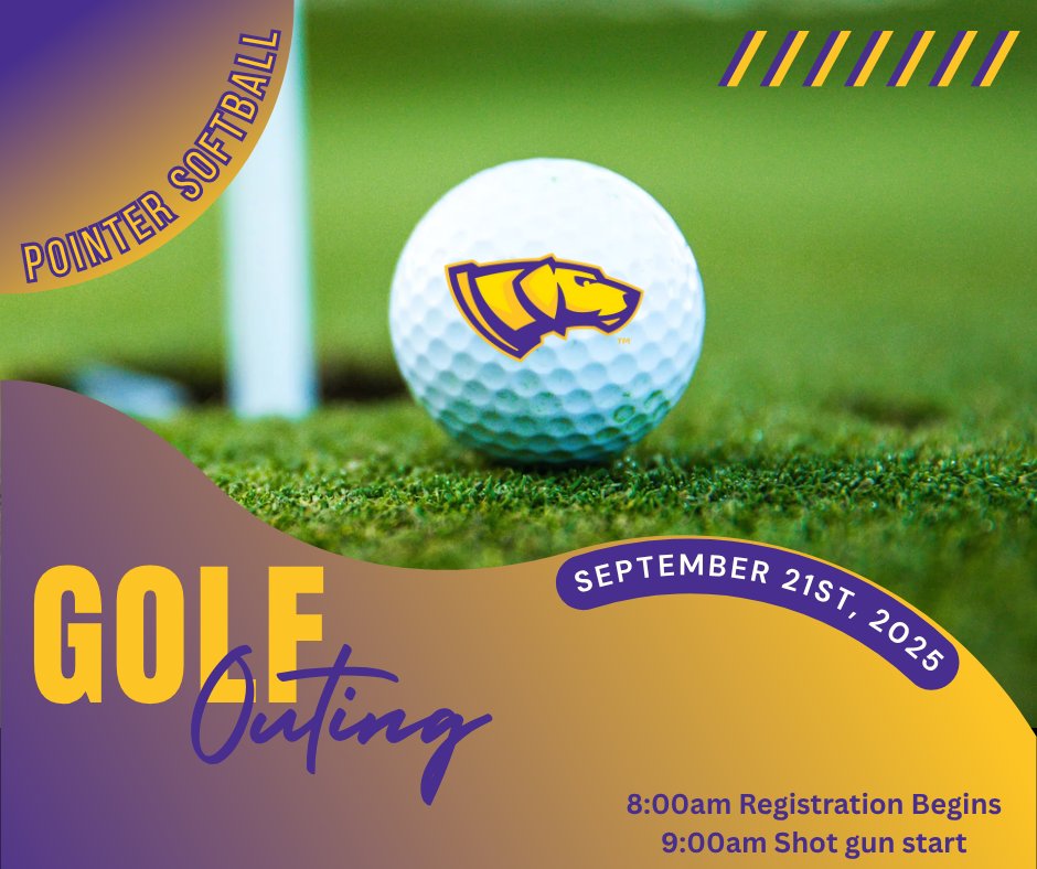 UWSP Softball (@uwsp_softball) on Twitter photo 🚨7 WEEKS🚨
Mark your calendars for September 21st, 2025 for our 8th annual Pointer Softball Golf Outing! 
#PointerFamily #DawgsUP 🚨7 WEEKS🚨
Mark your calendars for September 21st, 2025 for our 8th annual Pointer Softball Golf Outing! 
#PointerFamily #DawgsUP