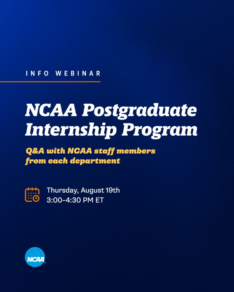 Join us for an informational webinar on August 19 to learn more about the program, explore department roles, and hear directly from our staff and former interns.

🔗 Save your spot: lnkd.in/gisivpHW

#NCAALearnLead