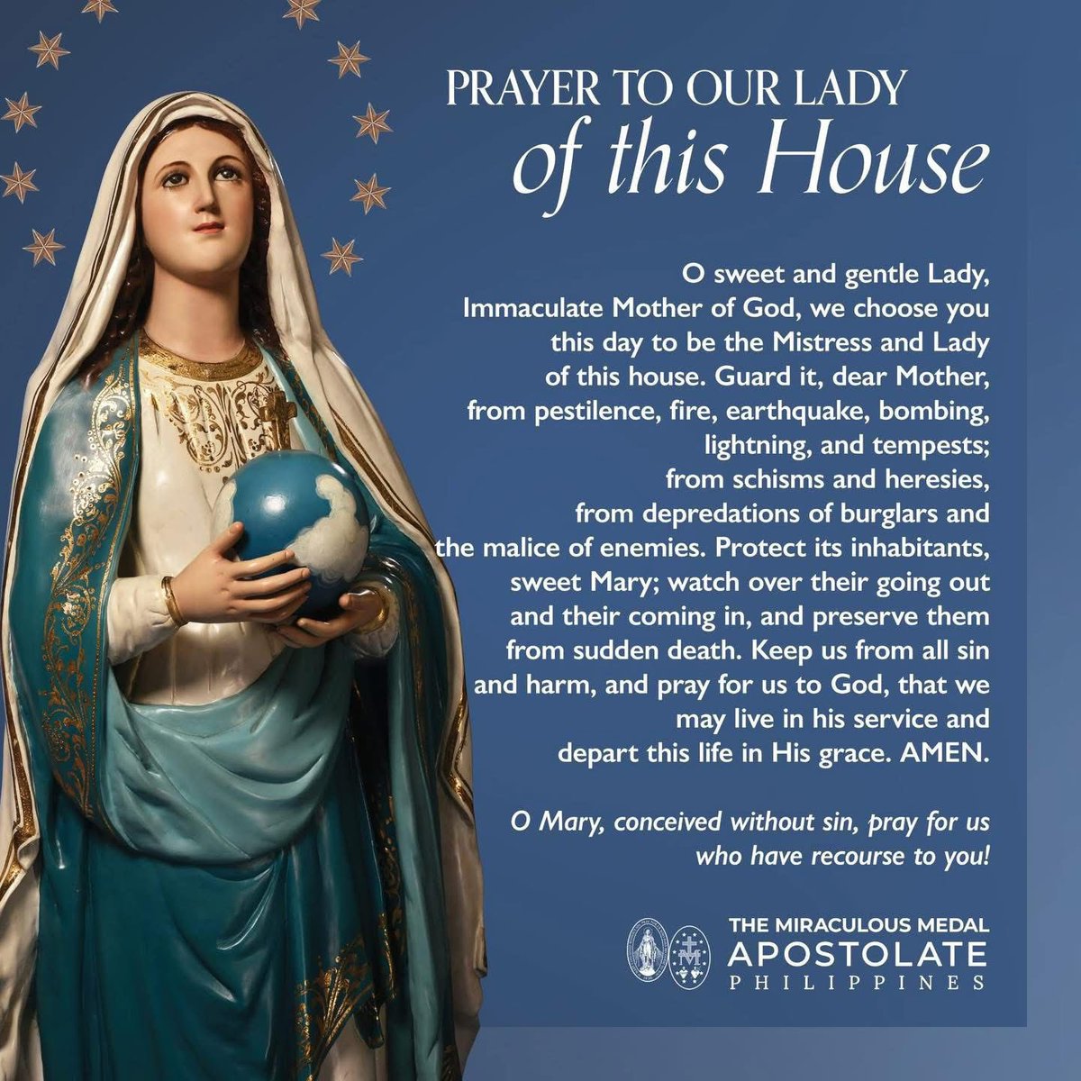 Mama Mary, pray for us. Amen.