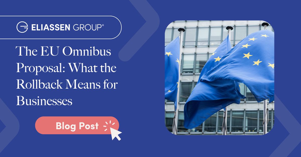 The European Commission’s Omnibus Proposal introduces sweeping changes to the CSRD, CS3D, and the EU Taxonomy. Read our latest blog post to understand key changes and anticipated impacts from the Eliassen Group perspective. eliassen.com/blog/the-eu-om…