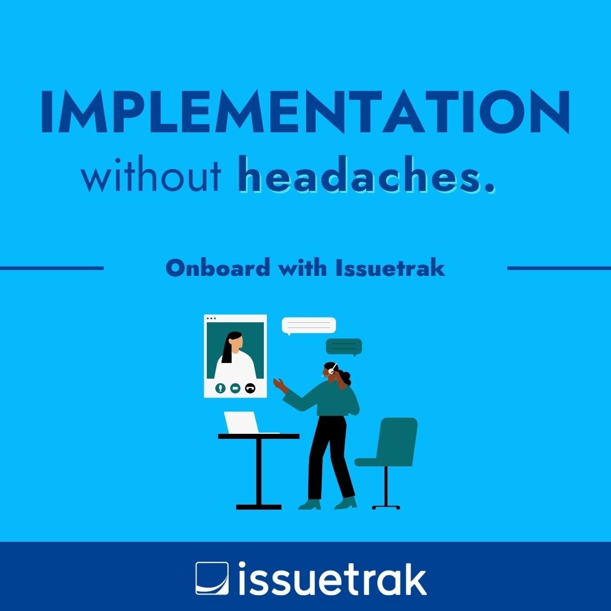 Issuetrak's tweet image. How About Software Implementation Without the Headaches? 🤕 Change is hard—but Issuetrak makes it easy.

With a dedicated team, flexible onboarding, and expert guidance, we go at your speed.

hubs.ly/Q03wgFxN0

#SoftwareImplementation #CustomerSuccess #Issuetrak