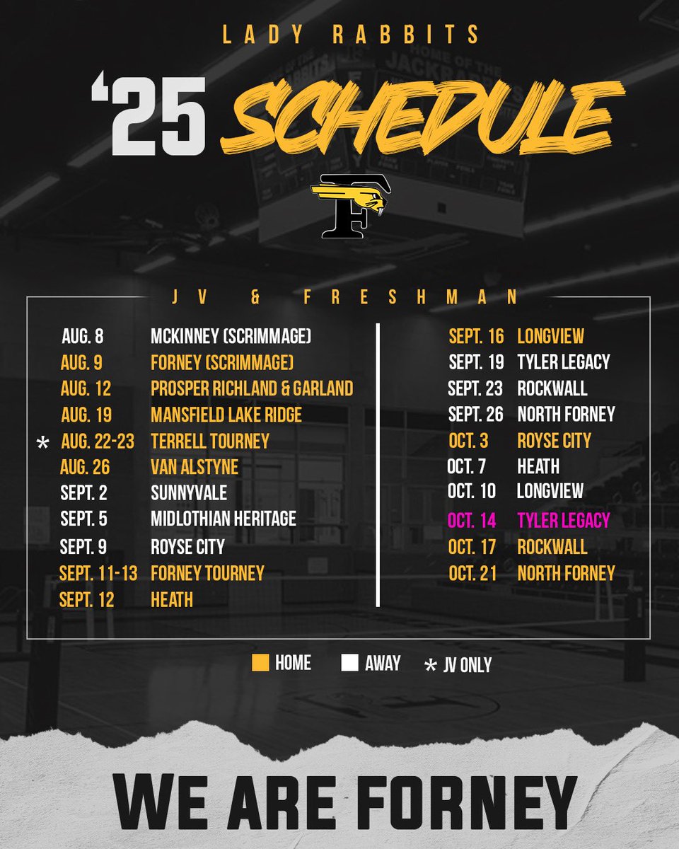 ForneyVolleyball (@forneyvolleyba1) on Twitter photo Here’s our Freshmen & JV schedule!!!
<a href="/eitel_michelle/">Michelle Eitel</a> <a href="/Nicki_Carroll_/">Nicki Carroll</a> <a href="/georgiacapell/">georgia</a> <a href="/compete_media/">Jarrod Ausborne</a> Here’s our Freshmen & JV schedule!!!
<a href="/eitel_michelle/">Michelle Eitel</a> <a href="/Nicki_Carroll_/">Nicki Carroll</a> <a href="/georgiacapell/">georgia</a> <a href="/compete_media/">Jarrod Ausborne</a>