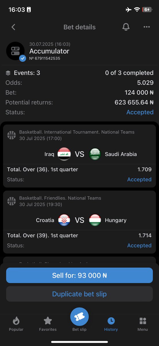 5 ODDS  ON 1XBET

Booking code👉 EVF6G 

Register &amp; Play here👇
 cutt.ly/HejOkzg6

Use promo code👉Bigflames 
For Exclusive Bonuses!