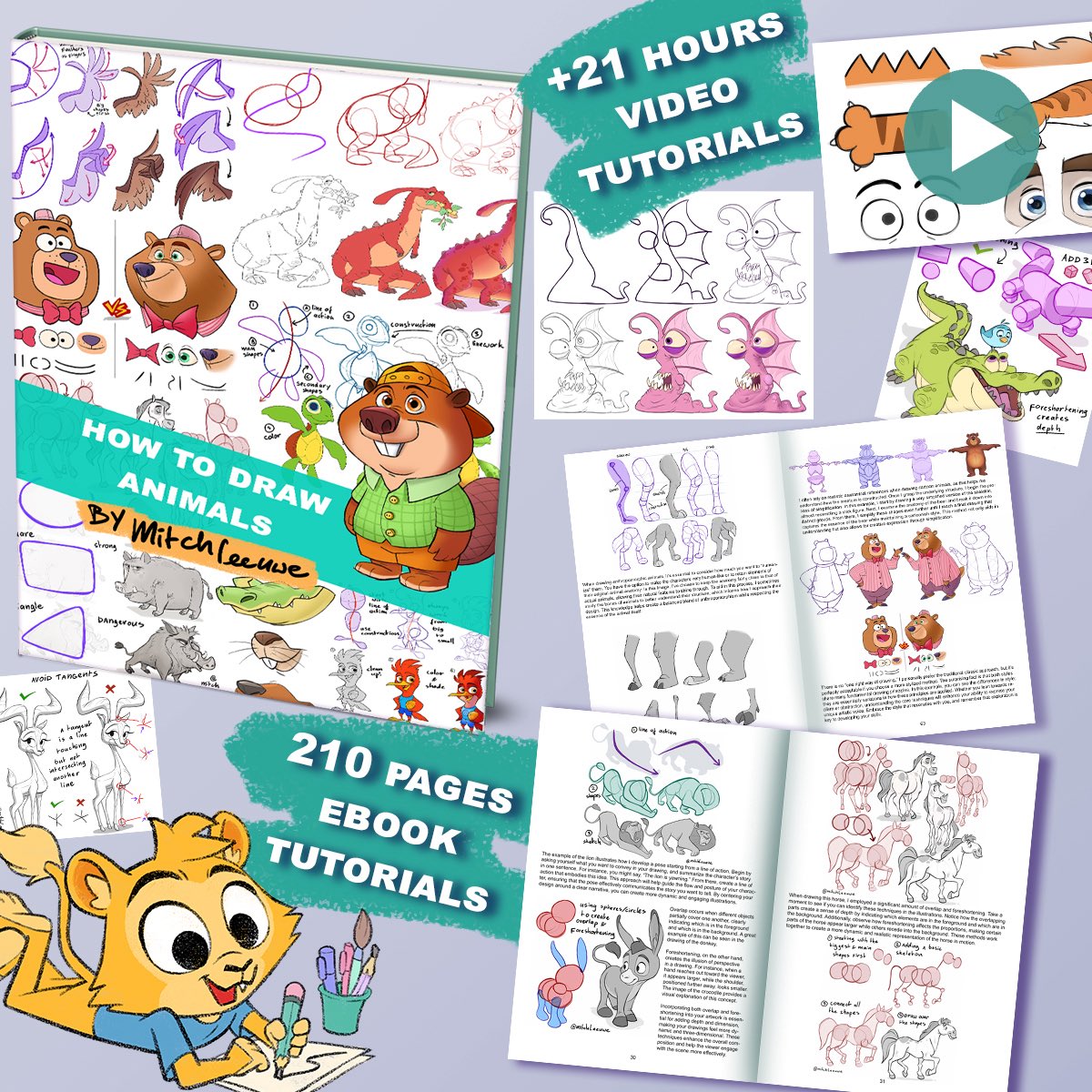 Check out my full animal course. Including this chapter. Goto gumroad.com/mitchleeuwe and use the code: welcome for 30% off