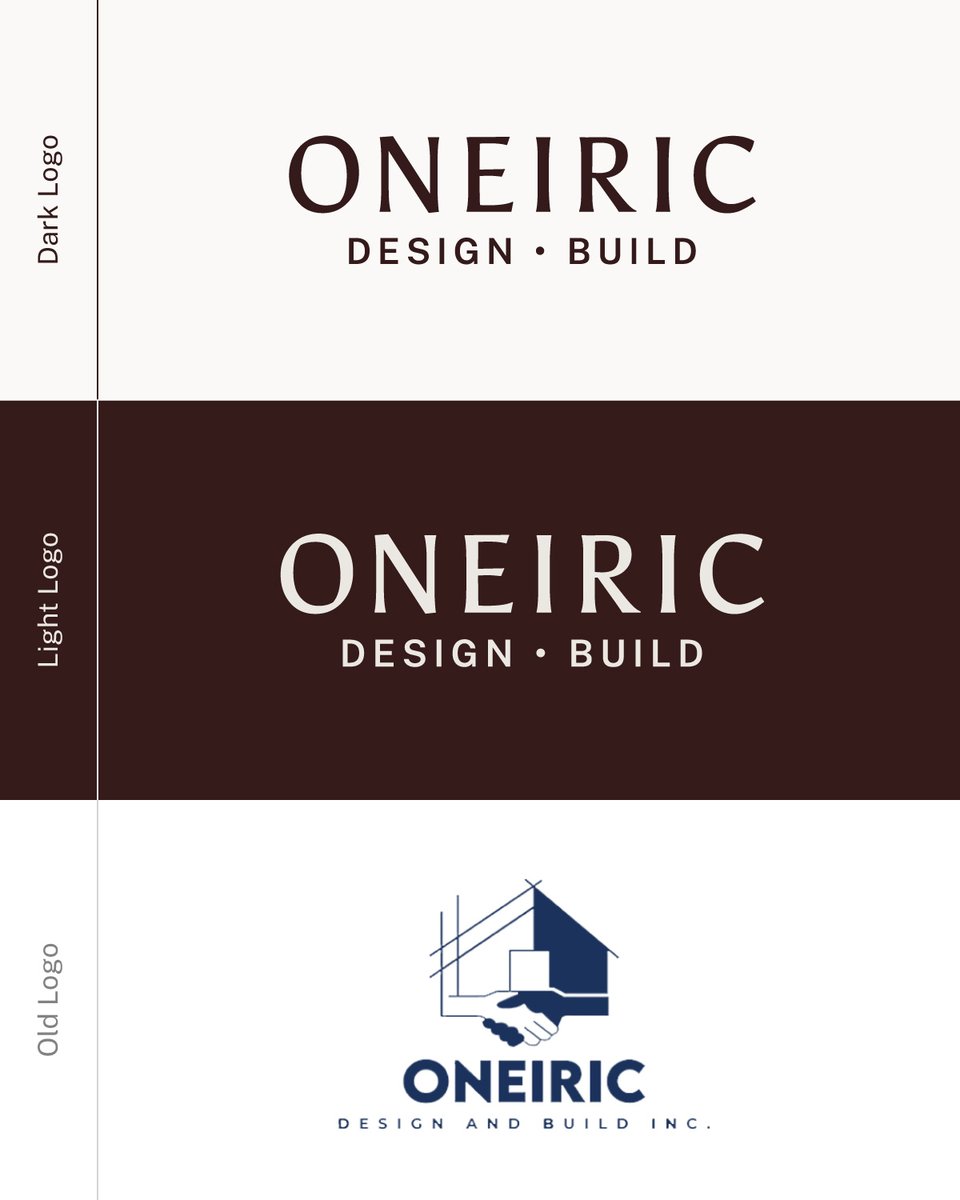 LROsolutions's tweet image. Introducing the new face of Oneiric Design and Build — a refined brand identity that marks their evolution into Ottawa’s luxury design-build space. ✨

#BrandIdentity #LuxuryBranding #BrandLaunch